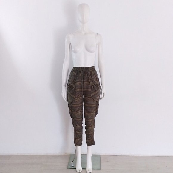 Free People Pants - BNWT Free People (XS) Green Joggers Size UK 6 8 EU 34 36 Lounge Casual Trousers